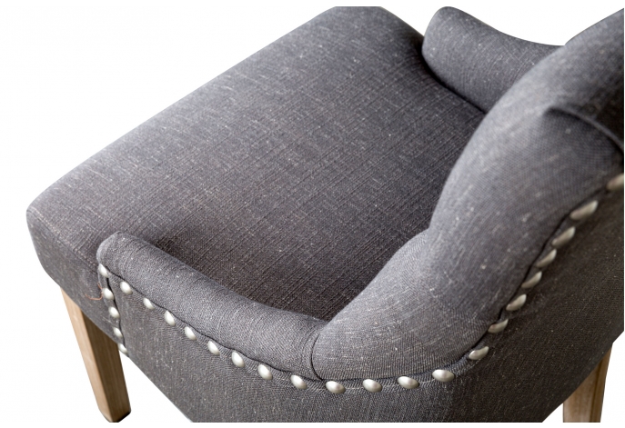 Linda Chair Grey Linen