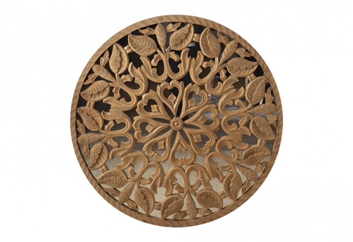 Laced Wooden Carved Mirror