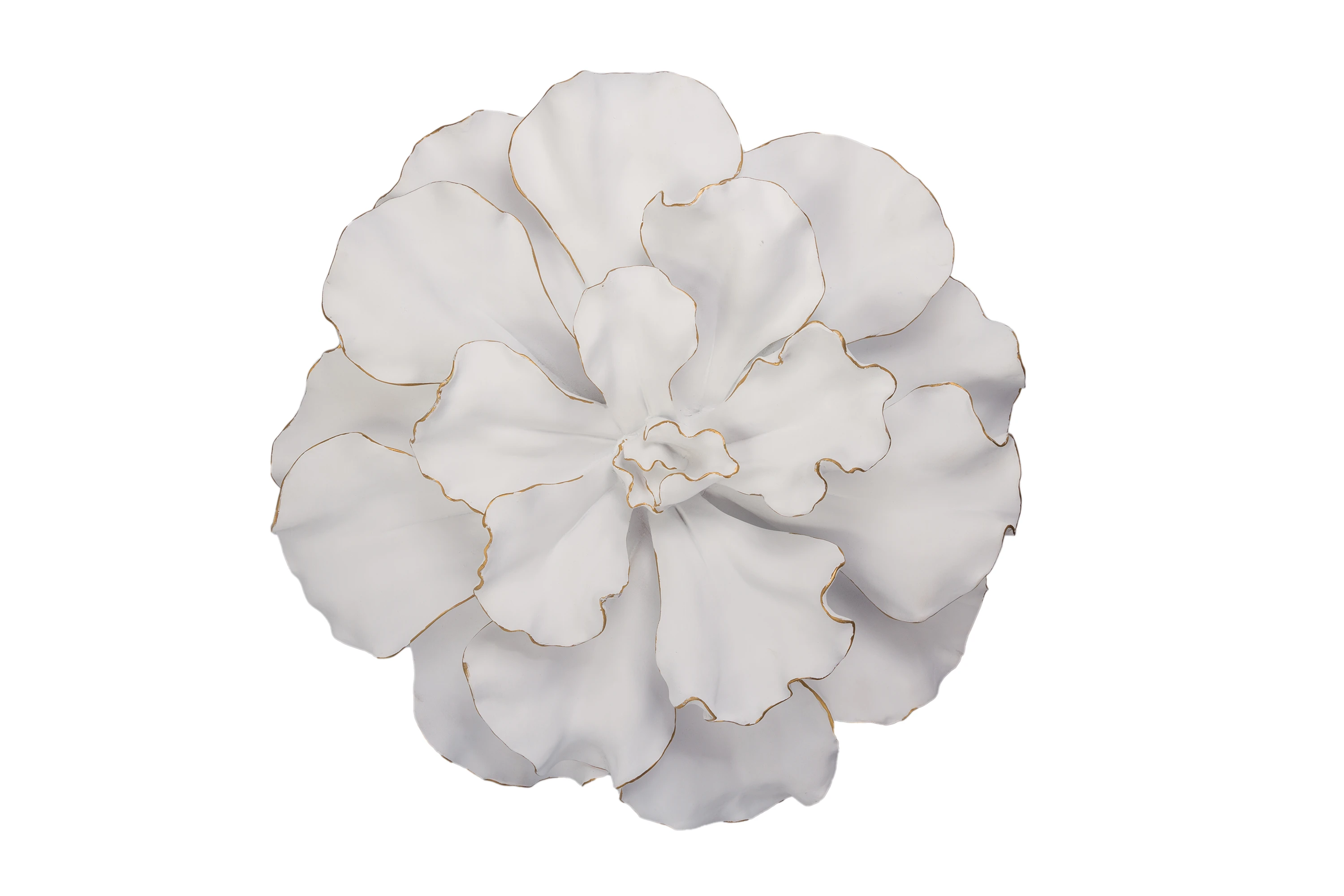Flower Wall Plaque White