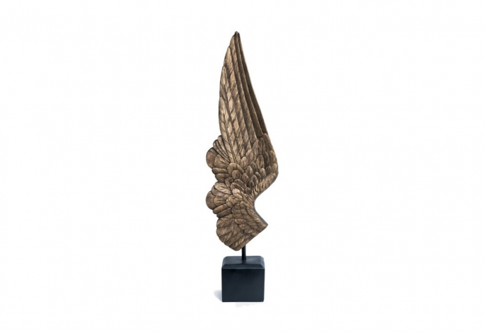 Wing on Stand Decorative - Resin
