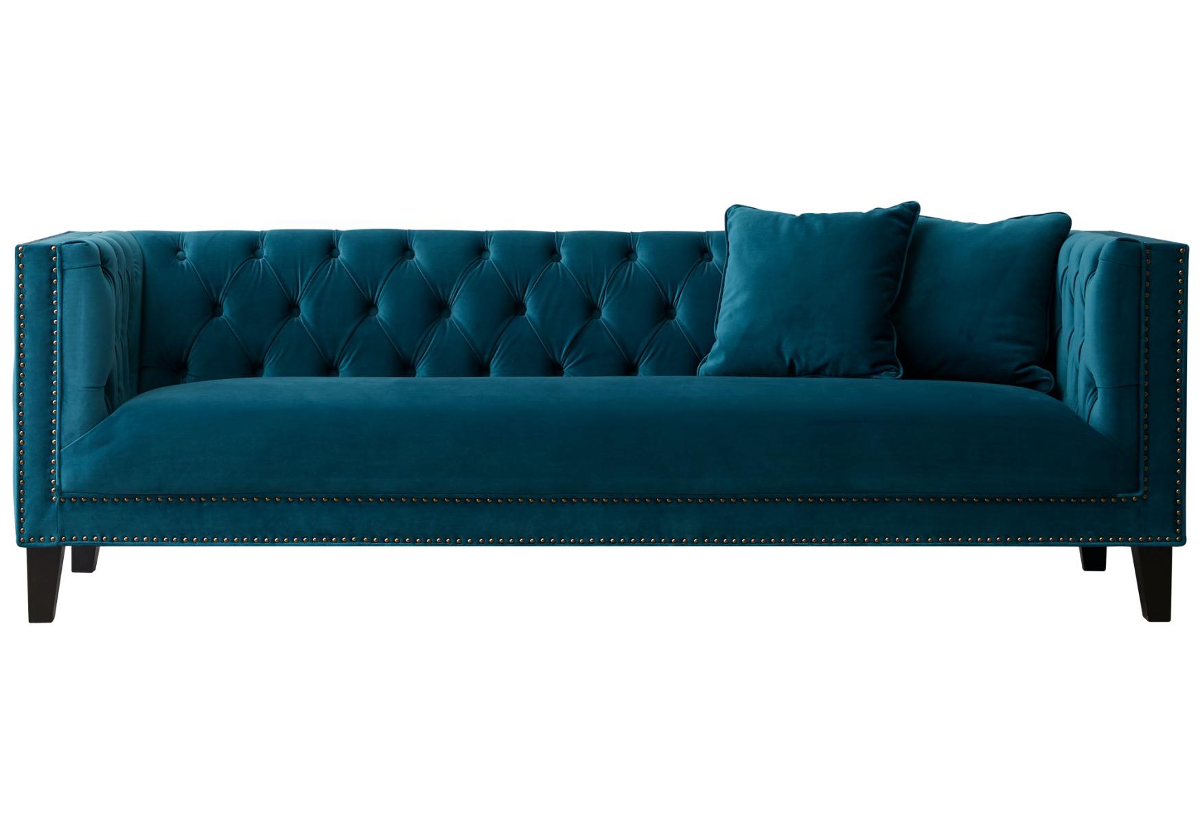 Vogue 3-Seater Sofa Turquoise