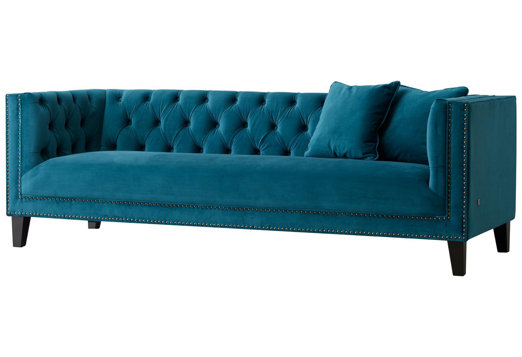 Vogue 3-Seater Sofa Turquoise