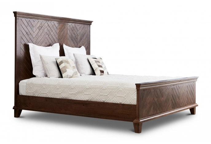 Herringbone King size bed