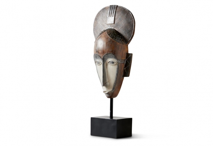 Tribal mask on stand