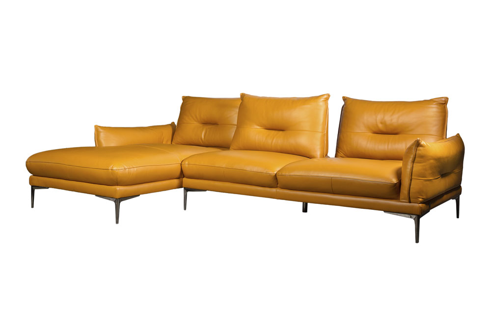 Giovvani Lounge Leather Sofa Left
