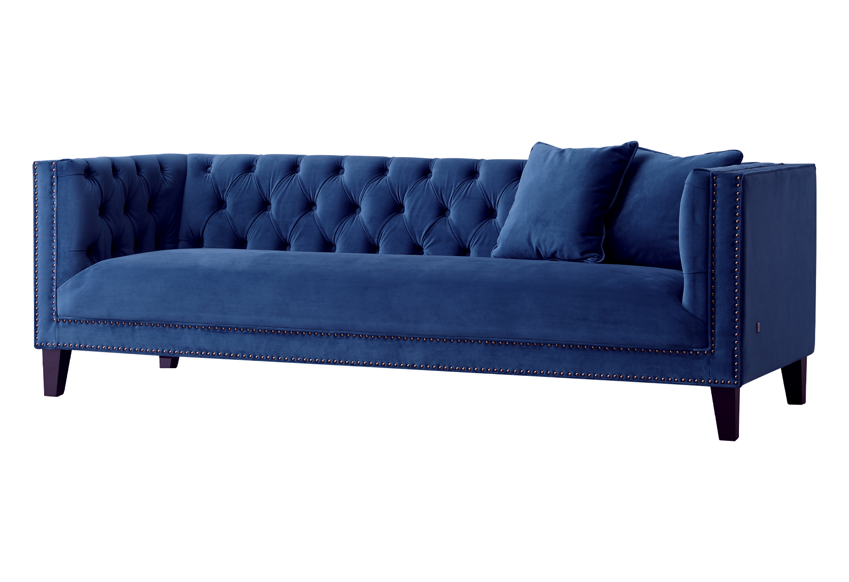 Vogue 3-Seater Sofa Navy Blue