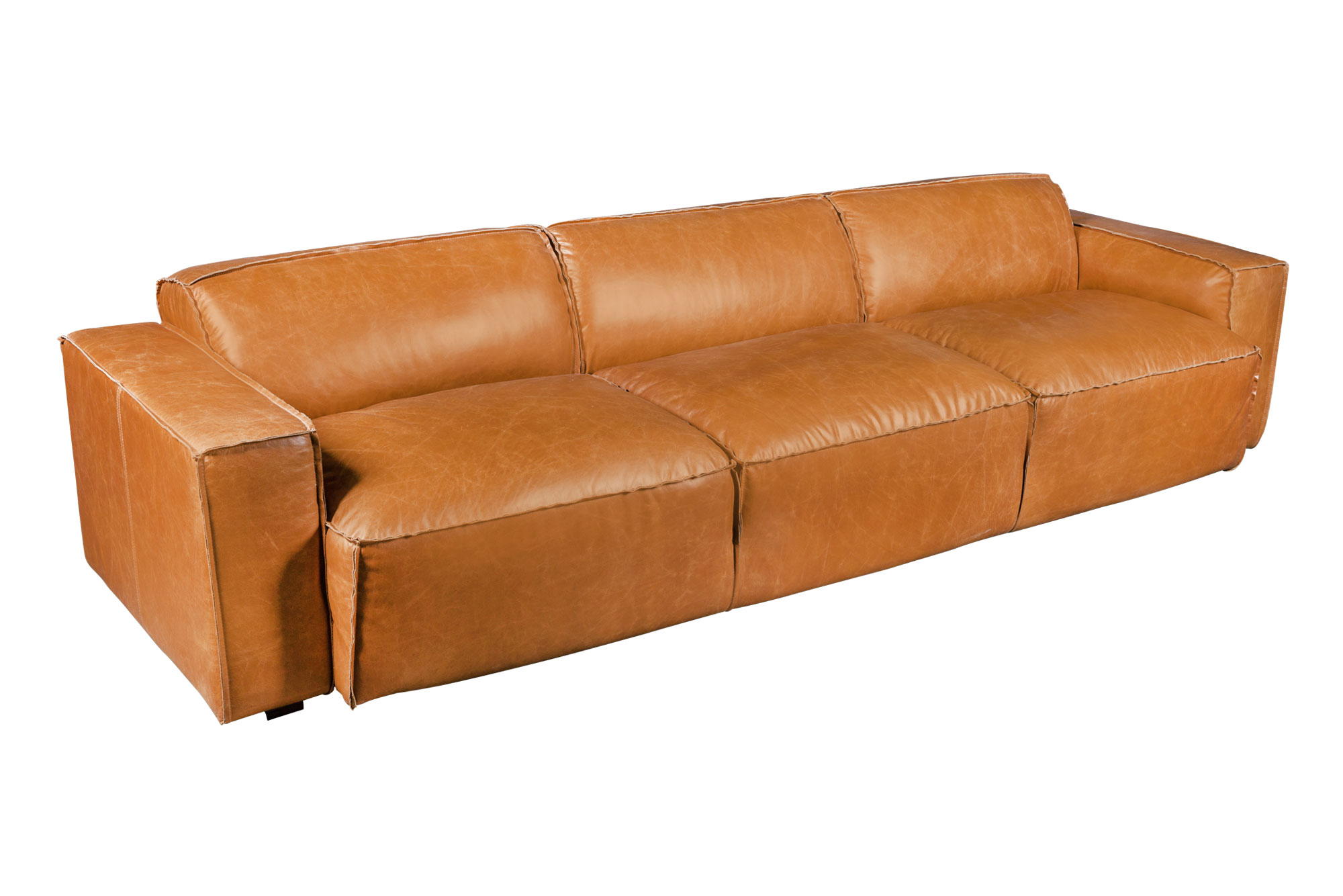 Tegan 3-Seater Leather Sofa