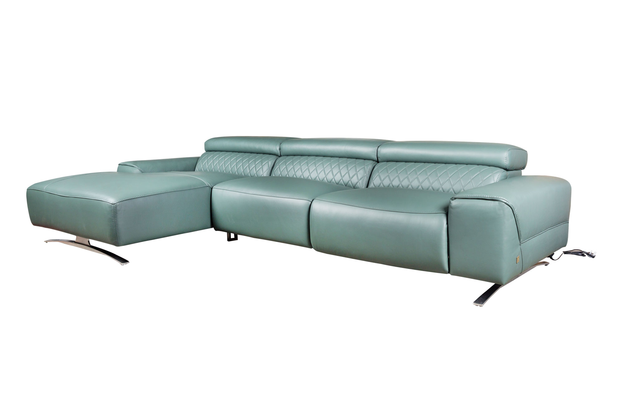 Riccardo Recliner Leather Sofa Left