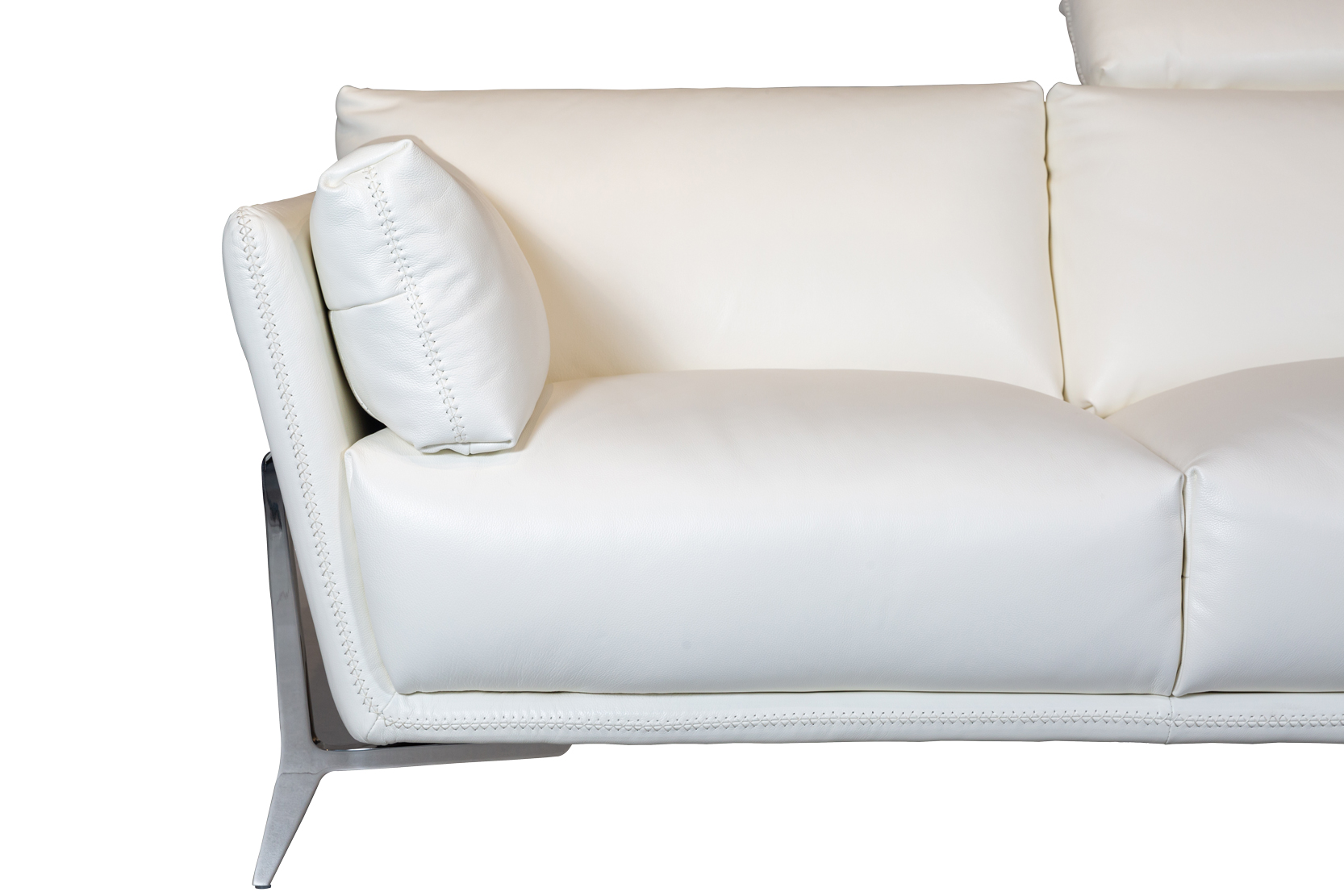 Alessandro 3-Seater Sofa White
